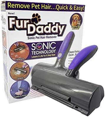 NC Furdaddy Sonic Pet Hair Remover Roller Dog Hair Remover, Cat Hair Remover by NCHomeProducts
