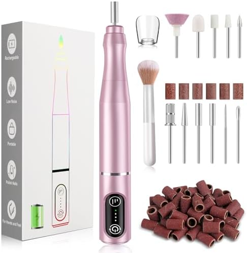 TUOBEO Cordless Nail Drill Electric Nail File Kit, Rechargeable Efile Set by TUOBEO