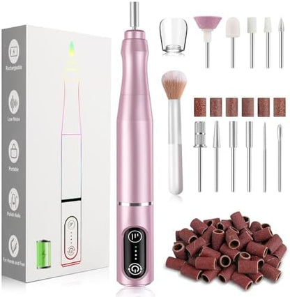 TUOBEO Cordless Nail Drill Electric Nail File Kit, Rechargeable Efile Set by TUOBEO