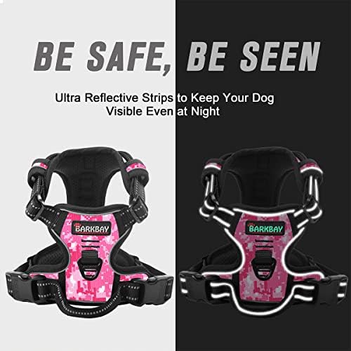 BARKBAY Dog Harness No Pull for Large Dogs Front Back Clips, Dog Vest - Image 5