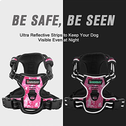 BARKBAY Dog Harness No Pull for Medium Sized Dog Front Back Clips, Dog Vest - Image 5