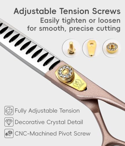 Thinning Shears for Dogs and Cats Pet Grooming Scissors Chunkers Shears 440C - Image 4