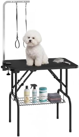 Garvee 32''H Pet Grooming Table, Adjustable & Anti-Slip Dog Grooming Table by Garvee