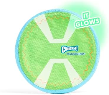 Chuckit! Max Glow Paraflight Flying Disc Dog Toy - Image 3