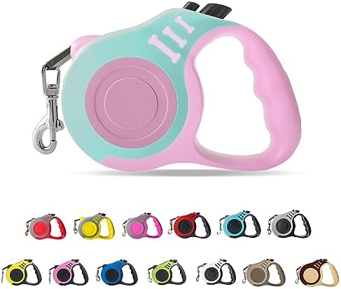 Retractable Dog Leash Automatic Telescopic Tractor Dog Tape by LIEVUIKEN