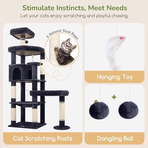 Globlazer 65in Sturdy Cat Tree Tower - Image 6