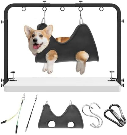 Pet Grooming Arm for Table, 27-39" W by niffgaff