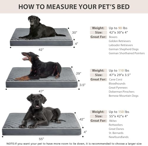 WNPETHOME Orthopedic XXL Dog Beds - Image 6