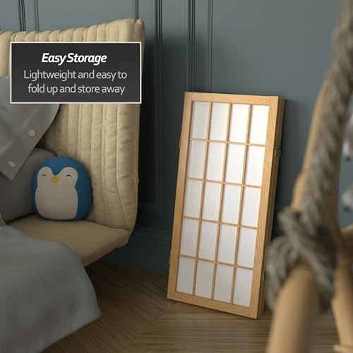 2 ft. Short Desktop Window Pane Shoji Screen - Image 5