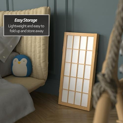 2 ft. Short Desktop Window Pane Shoji Screen - Image 5