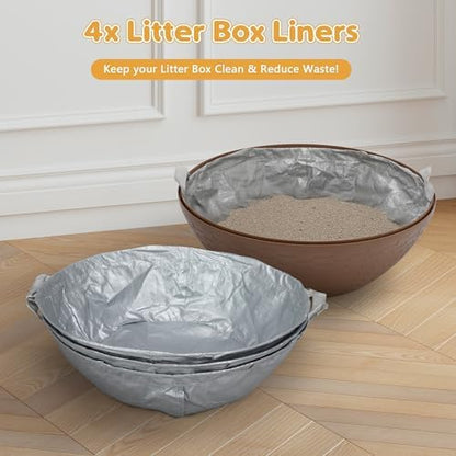 Eggloa6 Plant Litter Box Large Cat Hidden Litter Box - Image 2