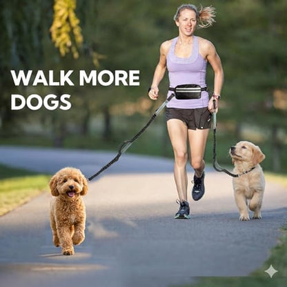 Hands Free Dog Leash for Two Dogs Walking, - Image 7