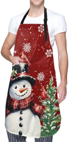 Sweetshow Cute Dog Apron with 2 Pockets and Adjustable Neck Waterproof Kitchen by Sweetshow