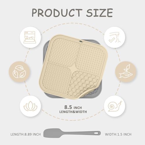 ChefAide 2 Pack Lick Mat for Dogs, Cats & Puppies - Image 2