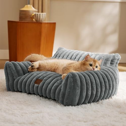 Bedsure ComfyFleece® Shown on TV Fluffy Cat Couch by BEDSURE