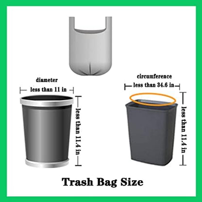 200 Count 4 Gallon Trash Bags, Small Colorful Garbage Bags - Image 5