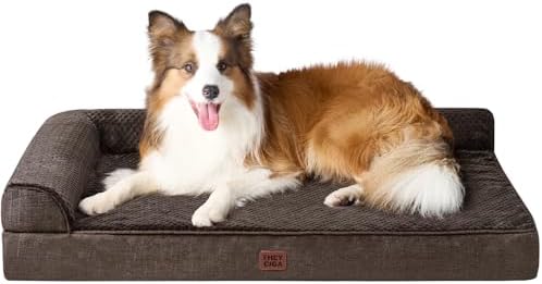 EHEYCIGA XL Dog Bed Memory Foam by EHEYCIGA