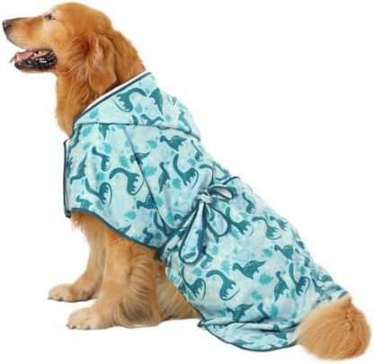 HDE Hooded Dog Bathrobe Quick Dry Towel Wrap by HDE