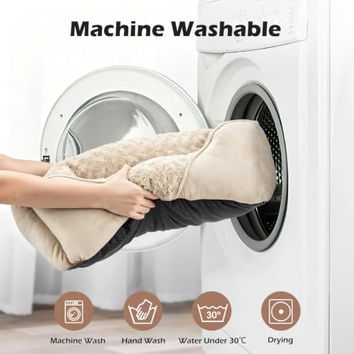 INVENHO Medium Dog Bed Rectangle Washable Orthopedic Soft Calming Sleeping - Image 5
