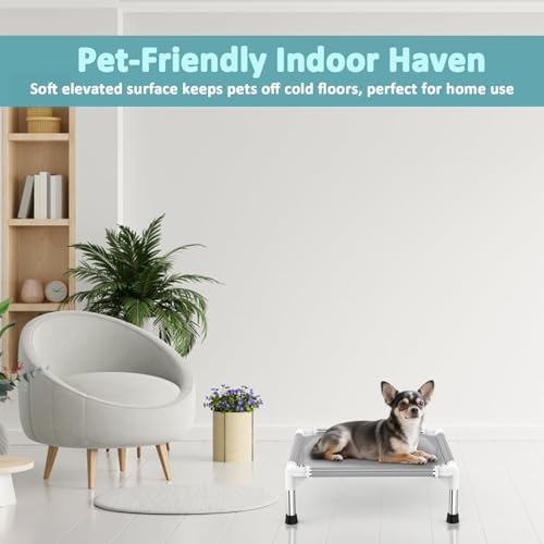 Elevated Dog Bed with Teslin Cooling Fabric - Image 4