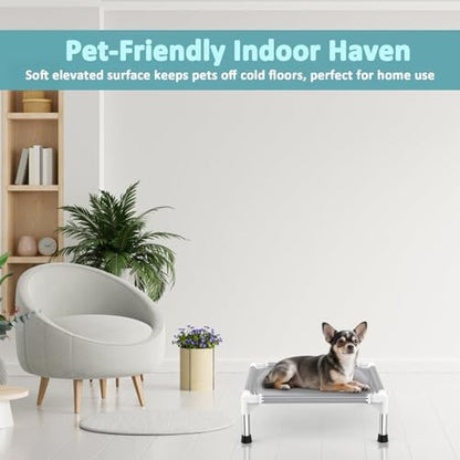 Elevated Dog Bed with Teslin Cooling Fabric - Image 4
