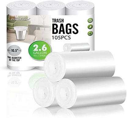 Charmount Small Trash Can Liners, Garbage Bags - Image 6