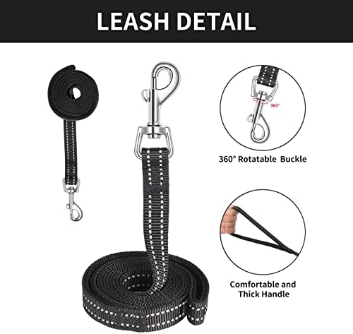 AMTOR Dog Harness with Leash Set, No Pull Adjustable Reflective Step-in Puppy - Image 4