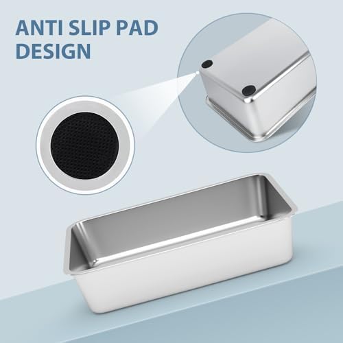WENBOKMIN Stainless Steel Cat Litter Box - Image 4