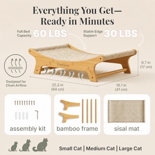 XL Sisal Cat Scratcher Bed - Image 4