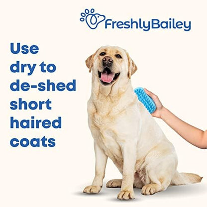 Rubber Curry Brush for Dogs - Image 2