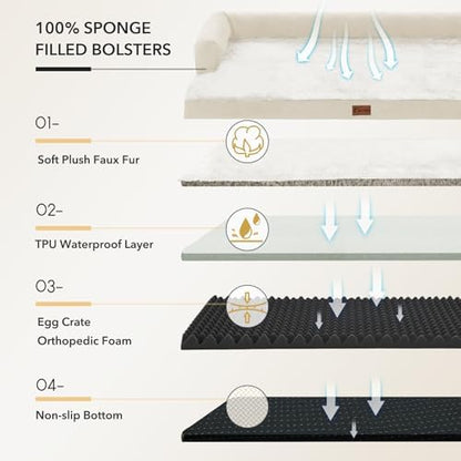 Orthopedic Washable Dog Bed for Extra Large Dogs - Image 7