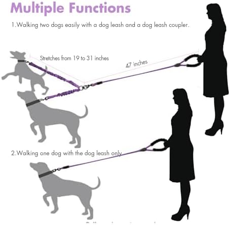 BAOBOTE Double Dog Leash, Dual Dog Leash - Image 6