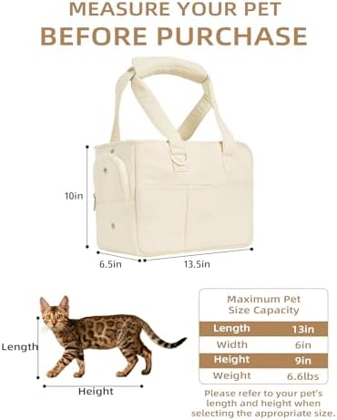 ONECUTE Dog Purse Carrier for Small Dogs Rabbit cat - Image 2