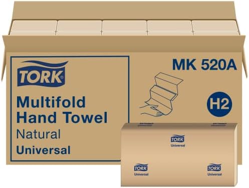 Tork Multifold Hand Towel, 16 packs x 250 sheets by Tork
