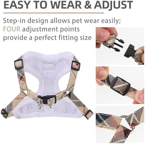 PUPTECK Dog Harness and Leash Set Small Sized, Step in No Pull Adjustable Puppy - Image 3