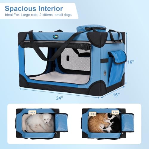 Ownpets Collapsible Travel Dog Crate - Image 3