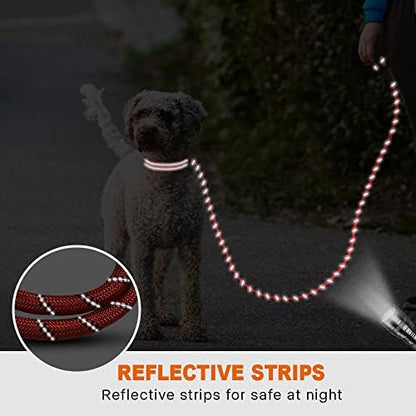 Taglory Rope Dog Leash for Small Medium Dogs, 5 FT Padded Handle - Image 5