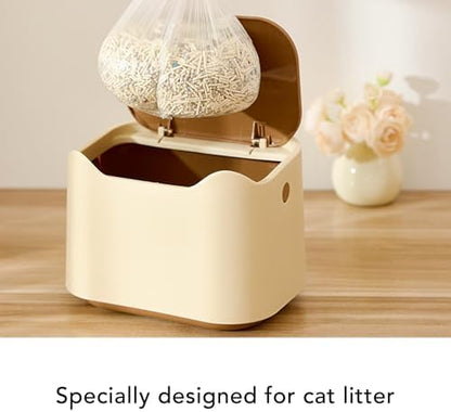 ASHATA Pet Litter Trash Can, Small Trash Bin Waste Basket - Image 5