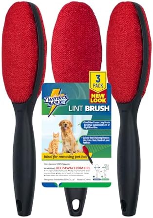 Twinko Max Lint Brush for Pet Hair, Reusable Lint Remover for Clothes by TwinkoMax