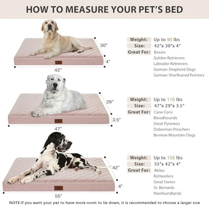 WNPETHOME Orthopedic Waterproof Extra Large Senior Dogs Bed - Image 5