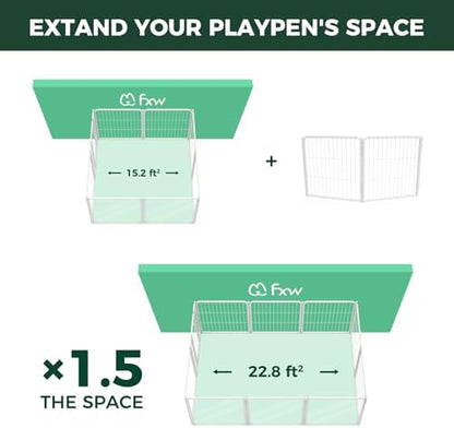 FXW 2 Add-on Wire Panels for AuraSpace Pro Dog Playpen - Image 2