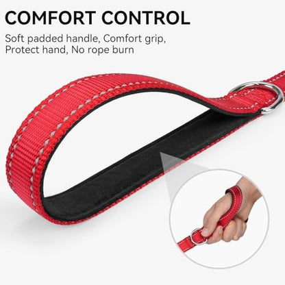 Joytale Reflective Dog Leash for Medium & Large Dogs, 6 FT x 1" - Image 3
