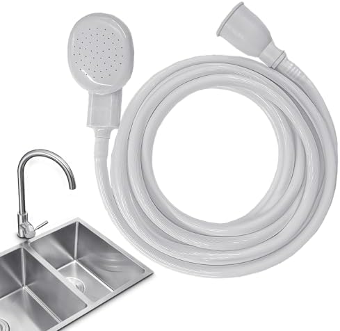 13.12FT/4M Sink Spray Rubber Hose, Sink Hose Sprayer Attachment by Mingxiong