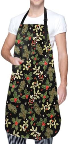 Sweetshow Cute Dog Apron with 2 Pockets and Adjustable Neck Waterproof Kitchen by Sweetshow