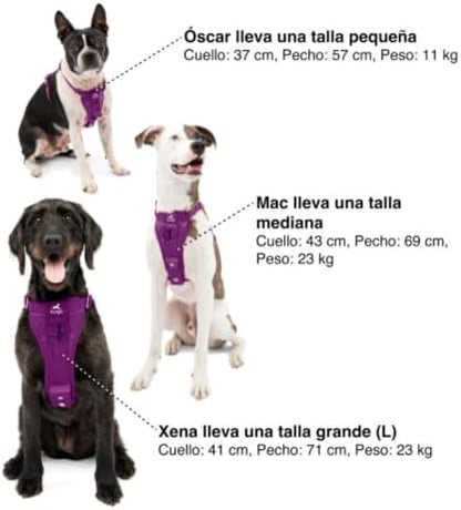 Kurgo Enhanced Strength Tru-Fit Smart Harness, Deep Violet - Image 6