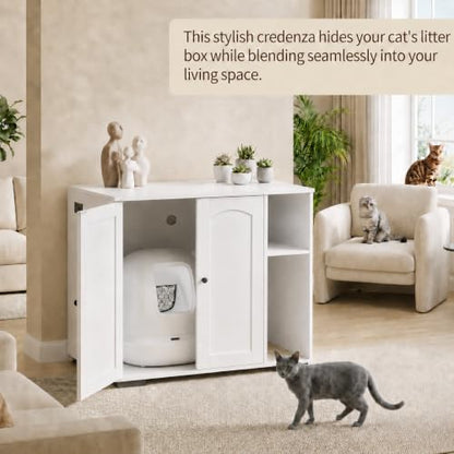 Garvee Cat Litter Box Enclosure, Large Cat House - Image 5