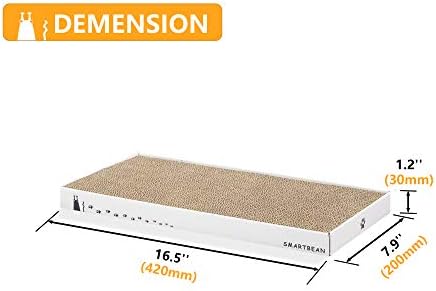 Cardboard Scratcher Pad Scratching post:Smartbean Cat Scratch Pad, Cat - Image 3