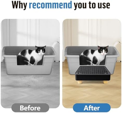 Extra Large Cat Litter Box Step Ramp, Cat's Litter Catcher Mat - Image 6