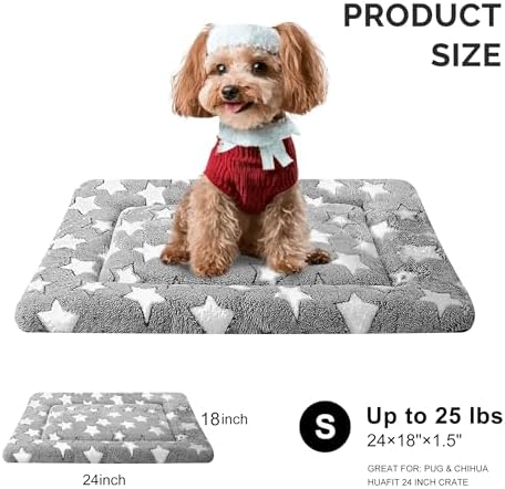 Dog Bed Mat, Reversible Crate Pad, Machine Washable - Image 4