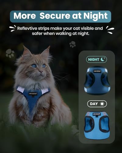 FAYOGOO Cat Harness and Leash Set, Escape-Proof Step-in Vest - Image 5